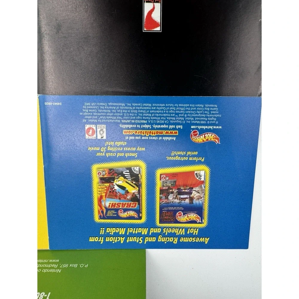 Nintendo GameBoy Color Manual Lot Of 7 -NO GAMES Frogger Donkey Kong Country Etc
